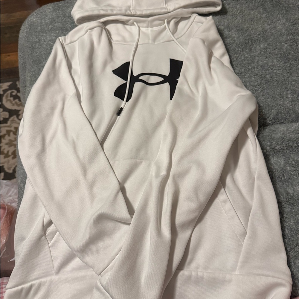 Under Armour Cozy White Fleece Hoodie
